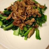 薄切り豚肉のマヨ炒め