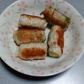 豚肉のペッパーネギ巻き