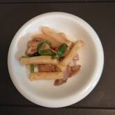 長芋と豚肉のオイスター炒め