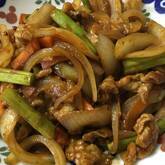 豚肉のケチャップ炒め