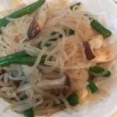 サヤインゲンとしらたきの炒め煮