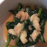 春菊と油揚げのサッと煮