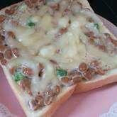 マヨ納豆トースト