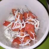 シラスのトマト和え