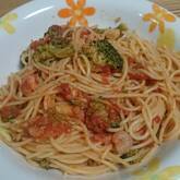 トマトクリームパスタ