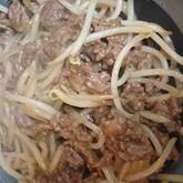 モヤシの肉みそ炒め