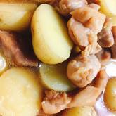 ほっくほく！甘辛新ジャガと鶏肉の煮物
