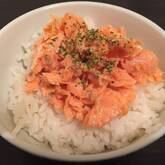 鮭のバターしょうゆご飯