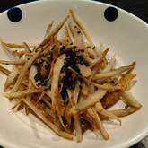 新ゴボウの塩きんぴら