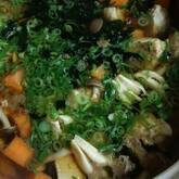 シメジと鶏肉のお吸い物