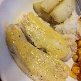 サバのマスタードソース焼き