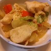 鶏むね肉のピリ辛みそ炒め