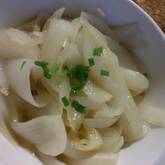 レンジ蒸し玉ネギ