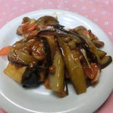 ナスの中華炒め