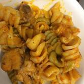 マカロニ入りトマト煮