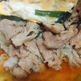 牛肉とニラのすき焼き煮