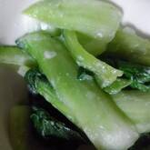 チンゲンサイの中華炒め