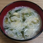 素麺入りかきたま汁