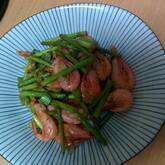 ニンニクの芽のシンプル炒め