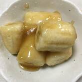 バナナの三温糖ソテー