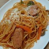 懐かしいナポリタンパスタ