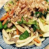 10分で簡単！ユズコショウ風味の焼きうどん