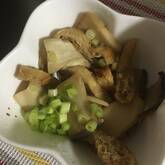 エリンギと油揚げのポン酢和え