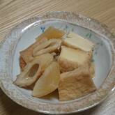 ちくわと厚揚げの煮物