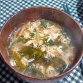 ナメコのかき玉汁