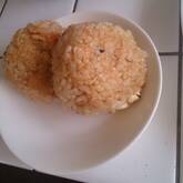 キムチーズの焼きおにぎり