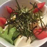 豆腐のサラダ