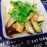 ナスのブラックペッパーソテー