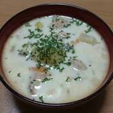 缶詰で簡単！サーモンチャウダー