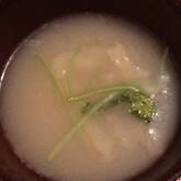 アサリのたっぷりミツバみそ汁
