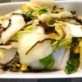 白菜とカブの葉のお漬物