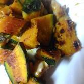 カボチャのカレーバター炒め