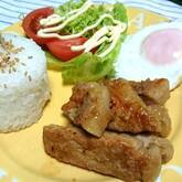 ジンジャーポークプレート