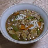 めんつゆで簡単 カレーうどん 10分で完成