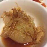 レンジで玉ネギのバターじょうゆ和え