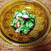 ラディッシュの酢の物