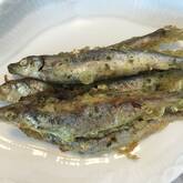 シシャモの磯部揚げ