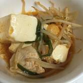 豆腐のチゲ風