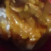 新玉ネギの牛すじカレー