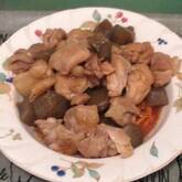 鶏肉とコンニャクの甘煮