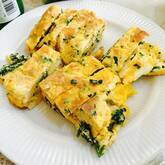 パセリたっぷりスペイン風オムレツ