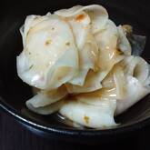 カブの梅肉和え
