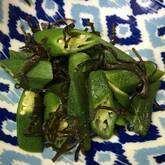 スピード副菜！オクラの塩昆布和え