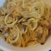 アサリとキャベツのワンポットパスタ