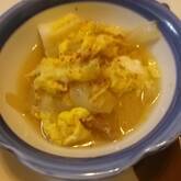 ハンペンの卵とじ