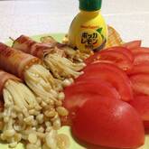 お弁当のおかずに！エノキのベーコン巻き